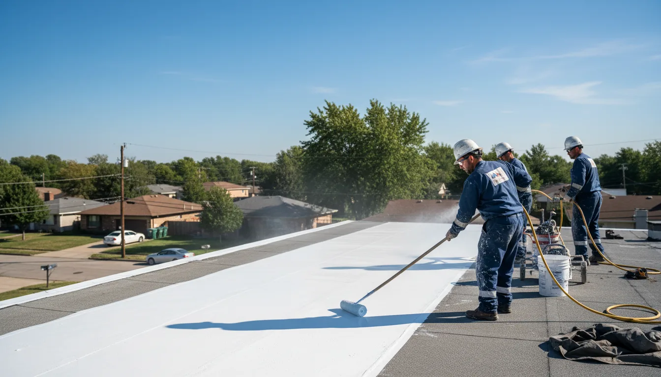 Commercial roof coating in Harwood, ND near me